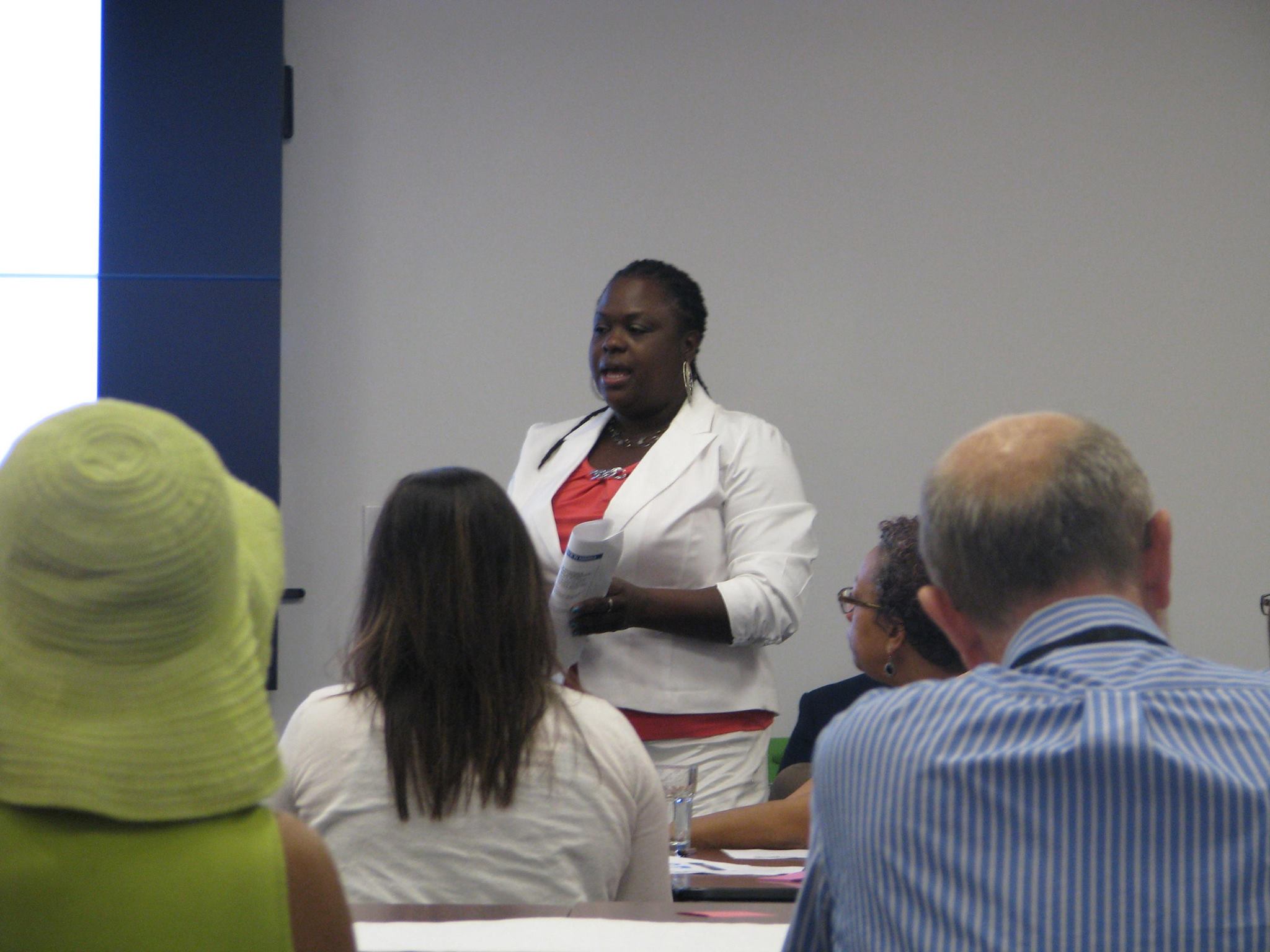 YWCA Greater Charleston Executive Director LaVanda Brown spoke on exploring race in America.