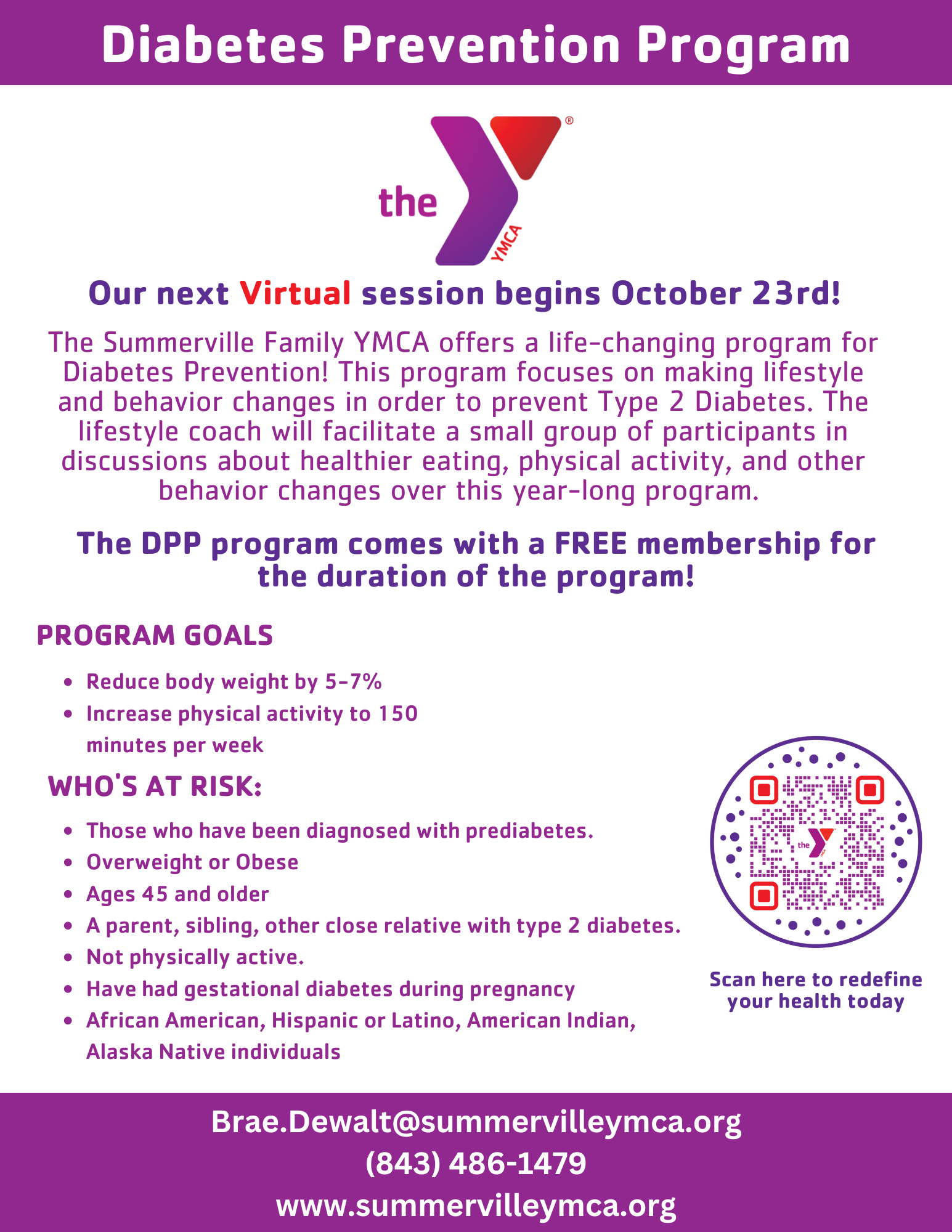 YMCA flier