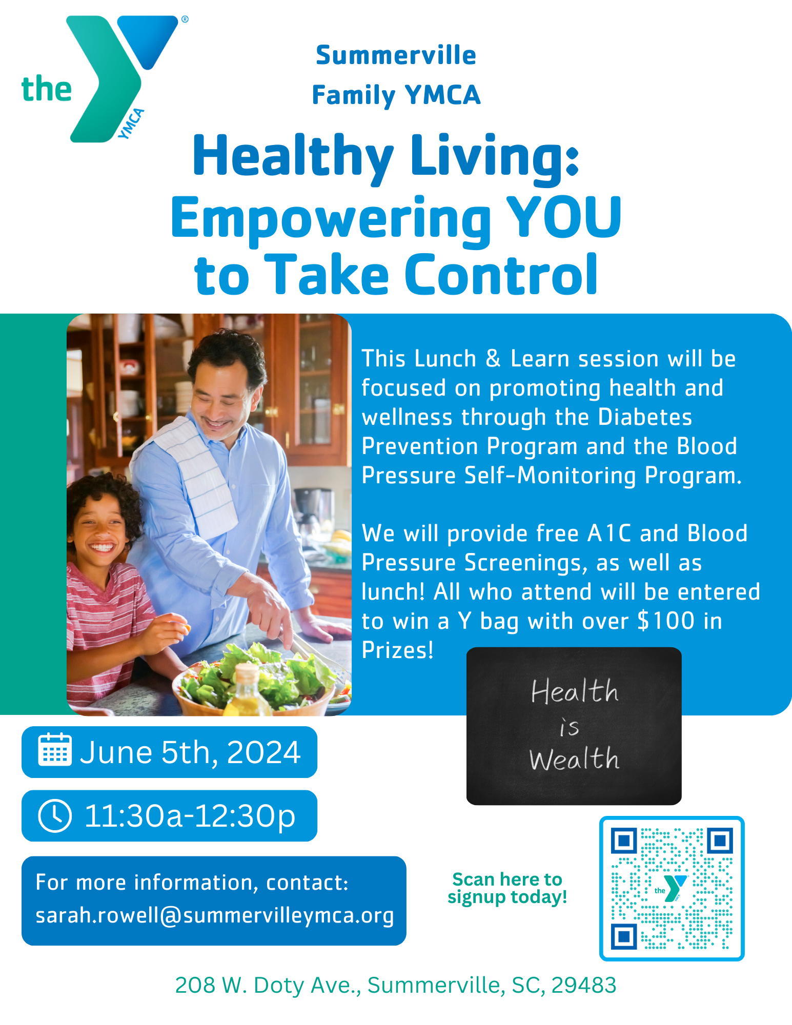 Summerville YMCA Lunch & Learn | Healthy Tri-County