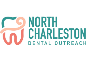 North Charleston Dental Outreach logo with a tooth and a piece of floss